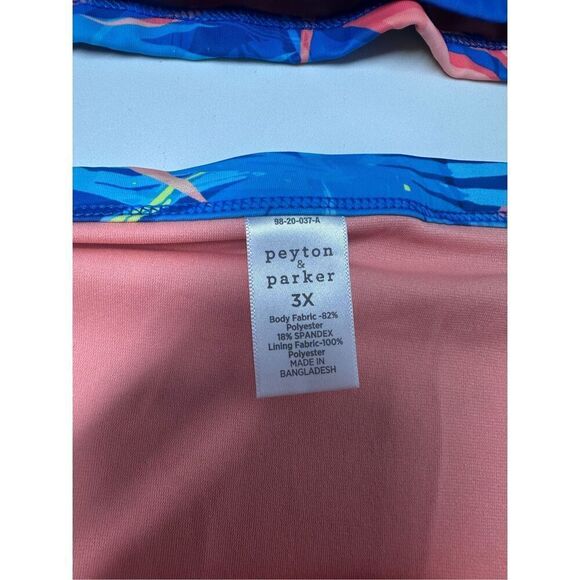 Peyton and Parker Tropical Floral Priny Woman’s Bohemian 2 Pcs Swim Suit Size 3X - Picture 7 of 16
